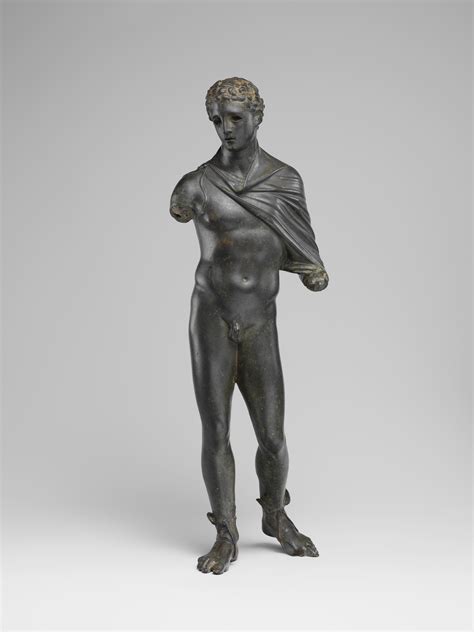 hermes figure in bronze|hellenistic statue of Hermes.